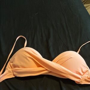 SHEIN Peach Twist Bra